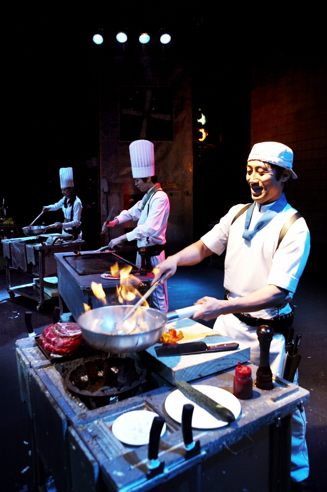 넘버벌 뮤지컬 난타 공연 모습. <수성아트피아 제공>