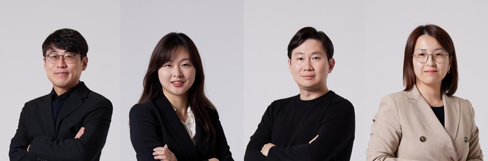 (왼쪽부터) 포항공대 소속 최동구, 박선아, 이효민, 장진아 교수. 연합뉴스