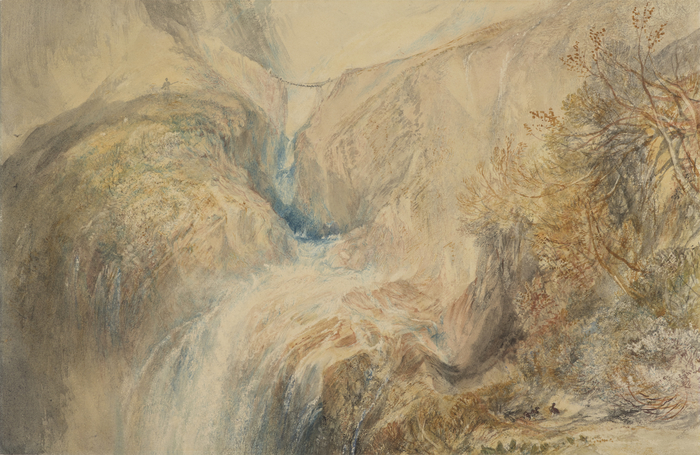 조지프 말로드 윌리엄 터너 티스강 위 쇠사슬 현수교 <우양미술관 제공 © Wooyang Art Museum>