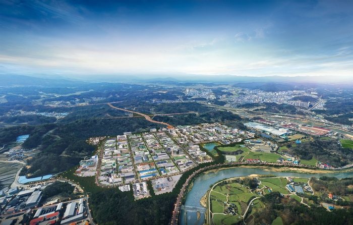 영주첨단베어링국가산단 항공조감도. 영주시 제공