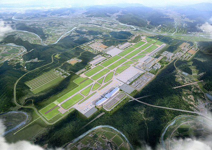 TK신공항 조감도.