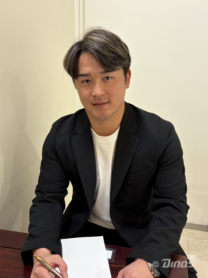 NC 다이노스가 아시아쿼터로 토다 나츠키를 영입했다고 지난 10일 발표했다. <NC 다이노스 제공>