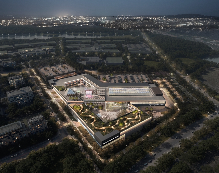 경산시와 한무쇼핑이 전격 공개한 현대프리이엄아웃렛 경산점 조감도. <경산시 제공>