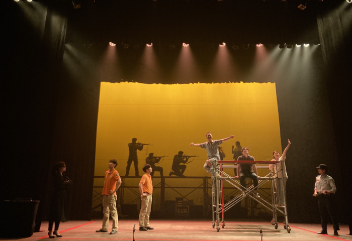 로드무비연극 12만KM 공연 모습. <극단 에테르의꿈 제공>