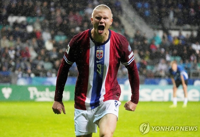 노르웨이의 엘링 홀란.연합뉴스