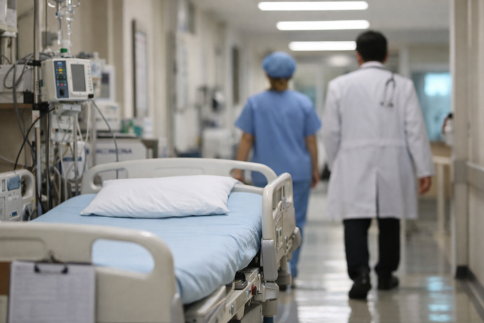 의정사태 국면에서 지역 의료의 버팀목이 됐던 종합병원 병상. 사태가 진정되자 환자와 의료진이 다시 대학병원으로 이동하며 병상 가동률 하락이라는 후유증이 나타나고 있다.<챗지피티 생성>