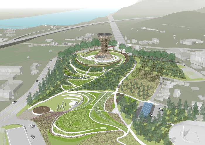 달성군에 새 랜드마크…하동근린공원에 높이 40m 친환경 목조전망대 조성