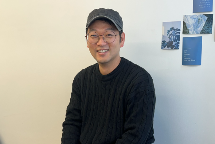 극단 헛짓 대표 김현규 연출가는 수상작 혜영에게에 대해 연출 스타일을 알게 해준 작품이라며 공연예술만이 할 수 있는 관객과의 상호작용이 즐겁다고 말했다. 정수민기자