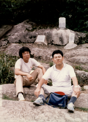 대학시절 주호영 의원. <주호영 의원실 제공>