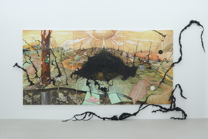 김도경 검은 색의 인공 숲에는