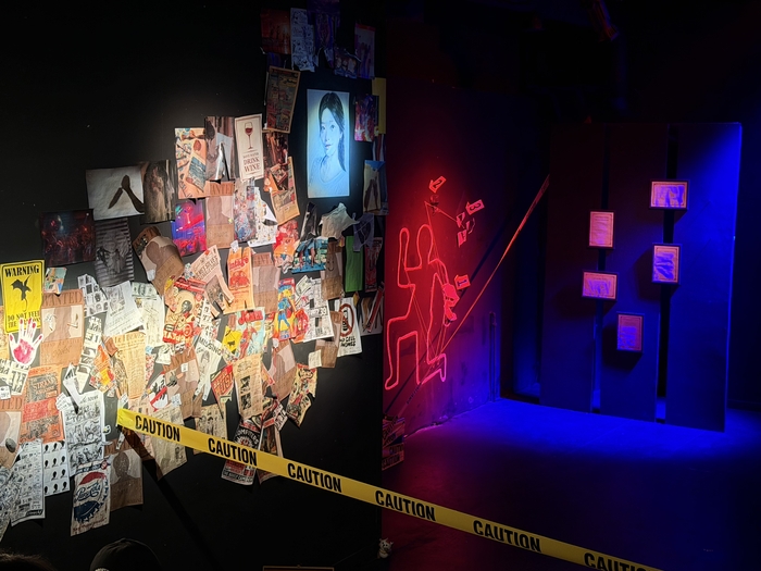 지난 8일 대명동 우전소극장에서 열린 댄스 미스터리극 탐정사무소 무대 모습. <사진=정수민기자>