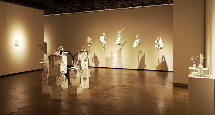 지난해 신진작가전 전시 모습. <아양아트센터 제공>