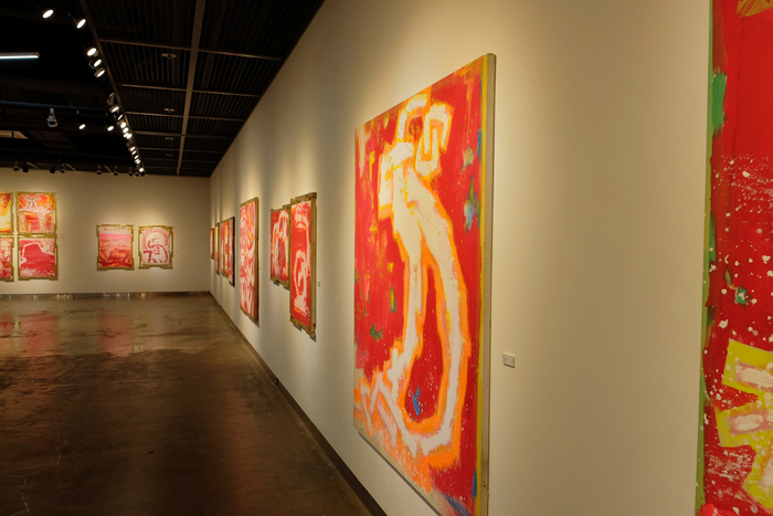 지난해 원로작가회고전 전시 모습. <아양아트센터 제공>