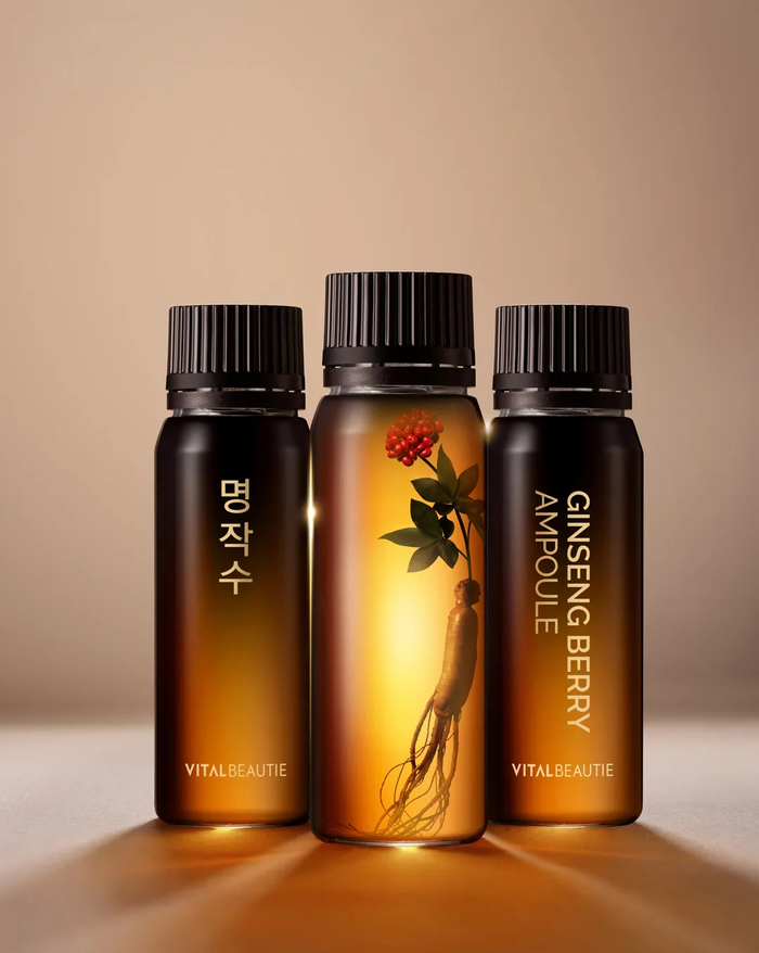 바이탈뷰티가 프리미엄 홍삼 앰플인 건강기능식품 명작수를 새롭게 출시했다. <주>아모레퍼시픽 제공
