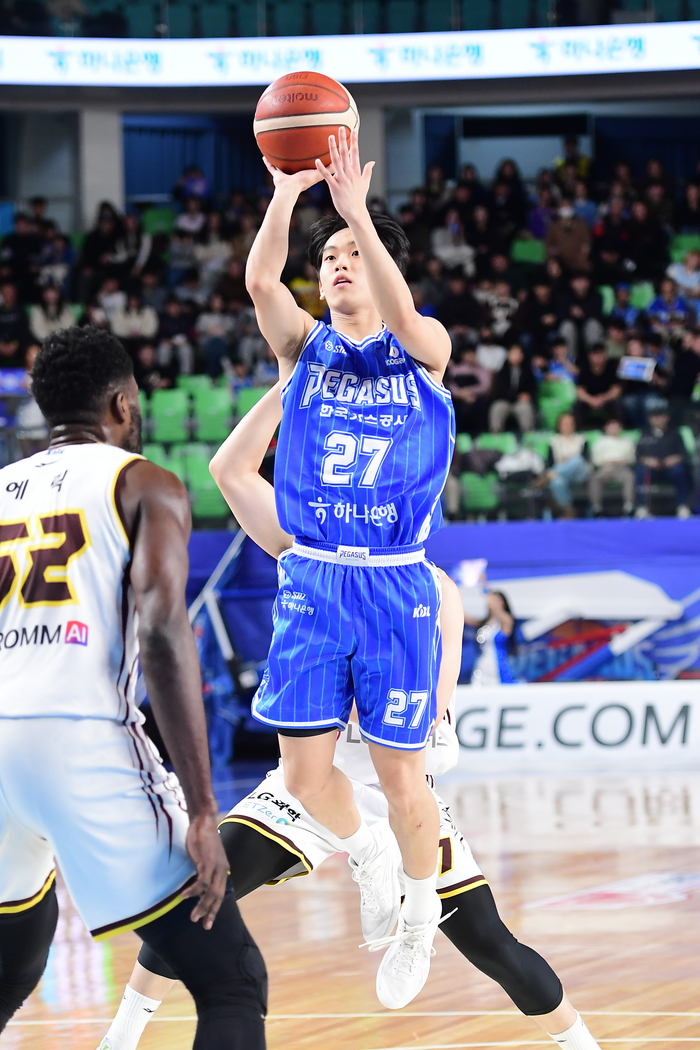 대구 한국가스공사 페가수스 고졸 신인 양우혁. <KBL 제공>