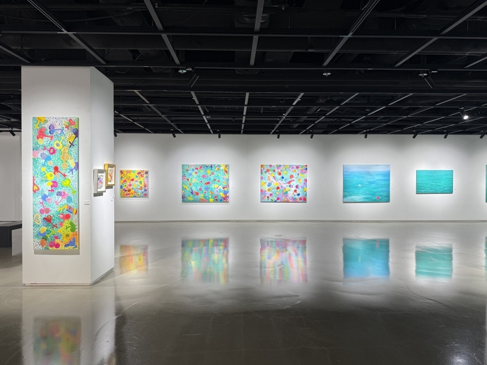 김정현의 바라보다전(展) 모습. <수성아트피아 제공>