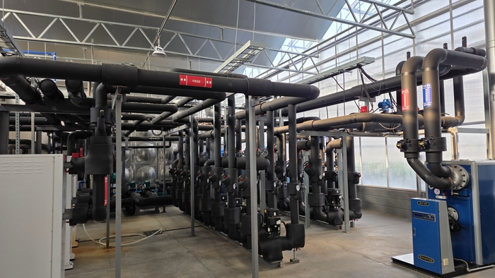 영천시 아열대 스마트팜 단지 내 신재생 에너지 스마트팜 온실의 지열·태양열 난방용 열원 공급 배관 설비<정운홍기자>