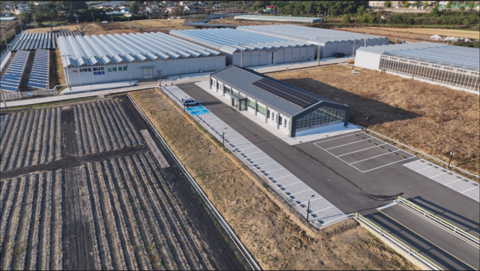 영천시 아열대 스마트팜 단지 항공사진<영천시농업기술센터 제공>