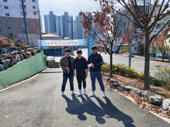 복싱 3형제 김민성, 준성, 해성.<김형구씨 제공>