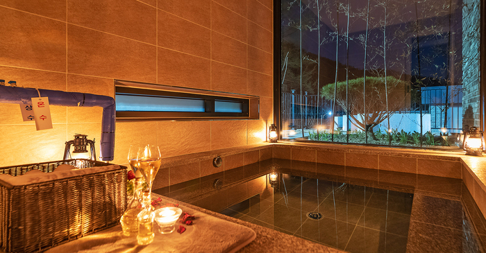 문경 힐링휴양촌 내부 모습. <문경관광공사 제공>