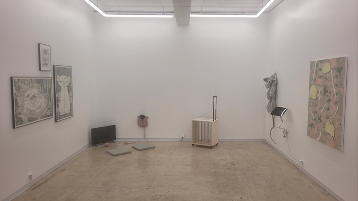 애니·휴, 아티·휴 동물원(animal-humanity, artificial-intelligence - Zoo) 전시장 전경.<임훈기자 hoony@yeongnam.com>