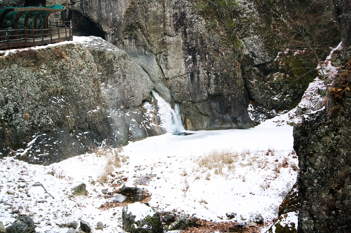 청송군 주왕산 협곡 겨울 풍경 <청송군 제공>