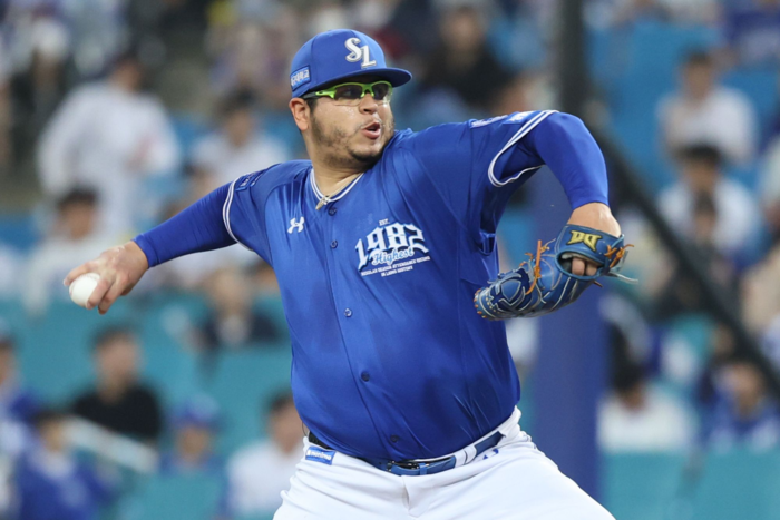 파나마의 대표팀 선발로 유력한 삼성 라이온즈 외국인 투수 아리엘 후라도. <삼성 라이온즈 제공>