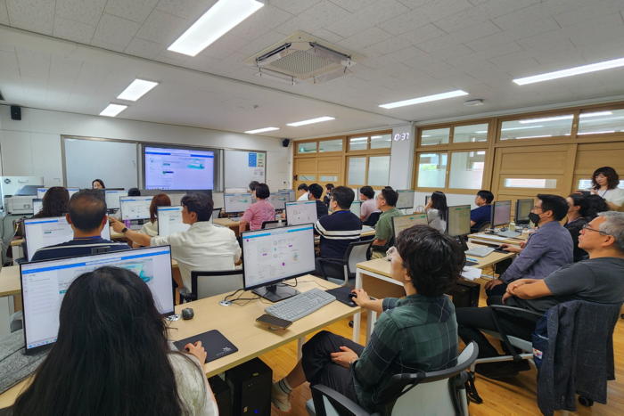 2025 대구-광주 달빛연합 SW-AI 융합 수업 캠프가 지난해 6월27~28일 대구인공지능교육센터 등에서 열렸다. <대구시교육청 제공>