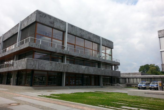 독일 연방헌법재판소(Bundesverfassungsgericht)의 모습. 독일의 연방대법원과 연방헌법재판소는 수도가 아닌 남서부의 도시 카를스루에에 위치해 있다. 노진실기자