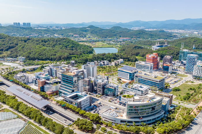 지역거점 정보보호 클러스터가 구축될 예정인 대구 수성알파시티 전경. <대구시 제공>
