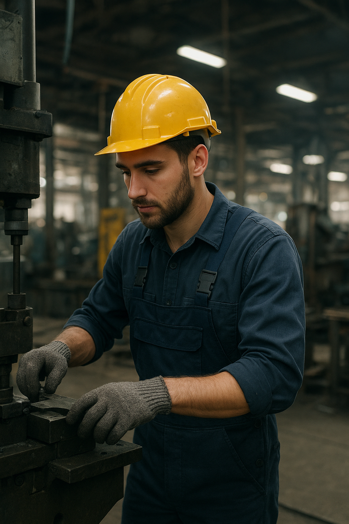 공장에서 근무하는 외국인 근로자의 모습 <이미지=생성형 AI>