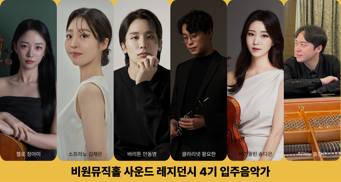 비원뮤직홀 사운드 레지던시 4기 입주음악가. <서구문화회관 제공>