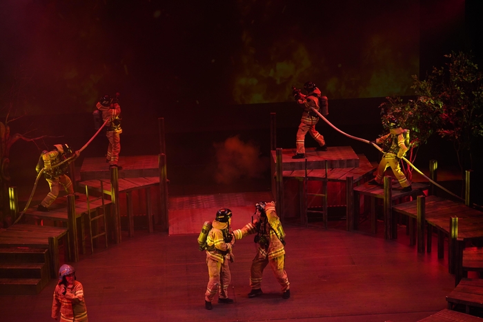 오는 10월17일 열리는 뮤지컬 시간을 넘어서 무대 모습.  <서구문화회관 제공>