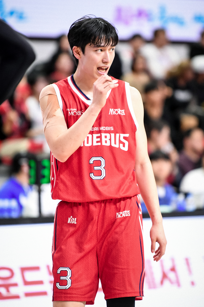 지난 1일 안양 정관장과의 경기에 나선 울산 현대모비스의 박무빈.<KBL 제공>