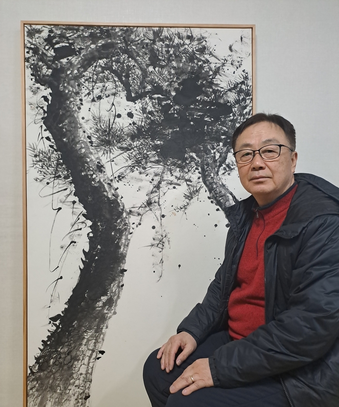 심천 이상배 서예가. <강남진 기자>