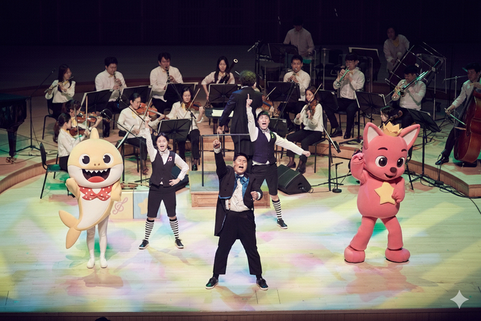 패밀리 콘서트 핑크퐁 클래식 나라 공연 모습. <대덕문화전당 제공>
