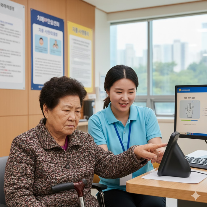 경찰은 2012년부터 치매환자 실종방지를 위해 지문사전등록 제도를 운영 중이다. Gemini 생성 이미지.