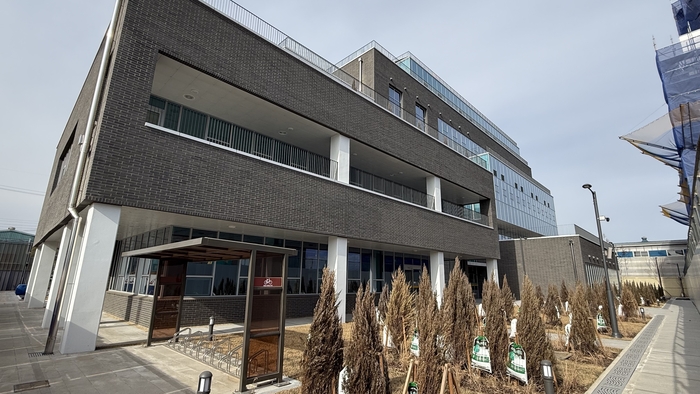 대구 북구 제3산업단지 내 기업지원 및 근로자 복지 등을 위한 제3산단 혁신지원·복합문화센터가 지상 5층, 지하 1층 규모로 건립됐다. 이동현 기자