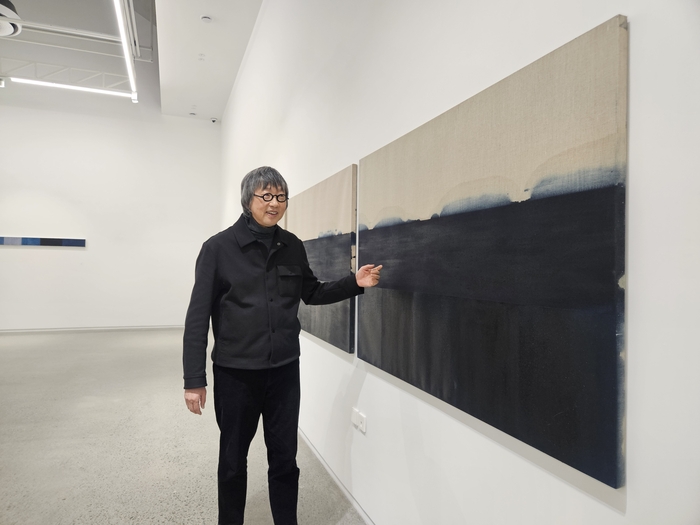 [갤러리에서] 캔버스 위 조선의 쪽빛…갤러리 이서, 최선호 작가 ‘화가로 산다는 것’