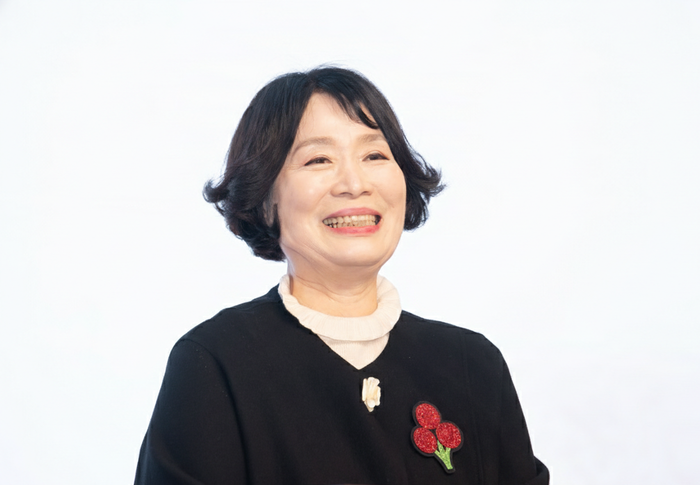 지난달 27일 금오산호텔에서 열린 취임식에서 인사말을 하고있는 김창옥 제18대 경북유치원연합회장.<백종현 기자>