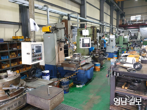 대구 성서공단 내 한 5인 미만 사업첵 작업장 모습. 영남일보DB