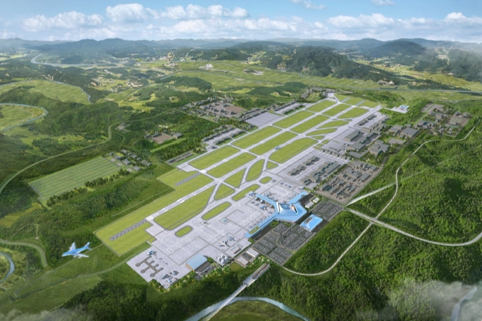 TK공항(대구경북 민·군 통합공항) 조감도. <대구시 제공>
