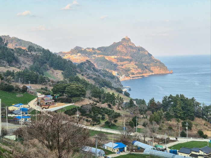 경북 울릉군 울릉읍 사동마을 전경. 홍준기 기자