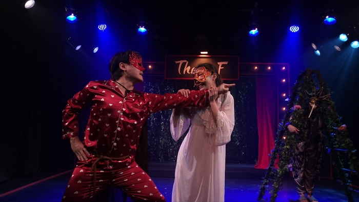 극단 폼의 연극 한여름 밤의 꿈 무대 모습. <달서아트센터 제공>