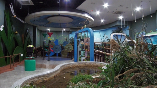 낙동강 생태학습관. 안동의 습지를 중심으로 구성되어 있는 작은 공간으로 2021년부터 무인으로 운영되고 있다.