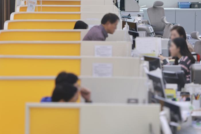 은행 창구 모습. 연합뉴스