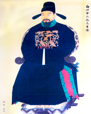 섬계서원 세충사에 모셔진 백촌 김문기 선생 초상. <박광제 사진작가 제공>