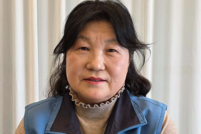 밥동이봉사단 총무로 항상 미소를 잃지 않는 이성복씨.