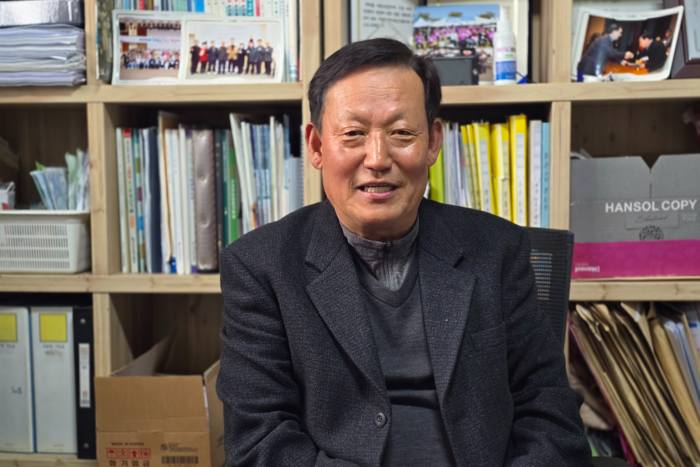 강진우 구미시이통장연합회장. 박용기기자