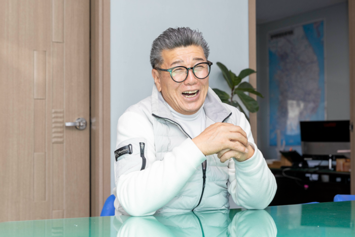 장희동 순심연합총동창회장이 동문 조직 운영 계획을 설명하고 있다. 마준영기자